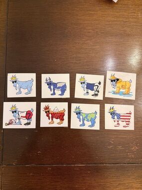 GOAT USA STICKER BUNDLE - set of 8!